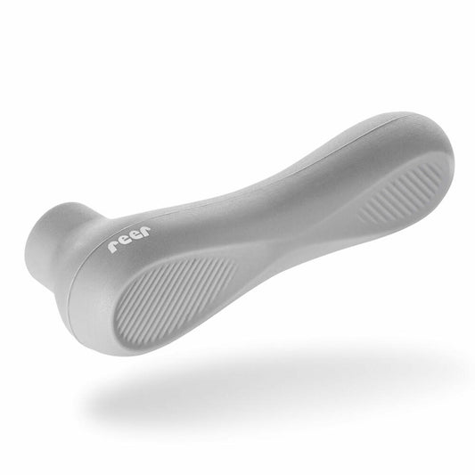 reer HandleGuard Türgriffschutz, 2er Set, Türklinkenabdeckung, Türgriff Schutz, Abdeckung, Kinder Sicherung, Grau, 70071