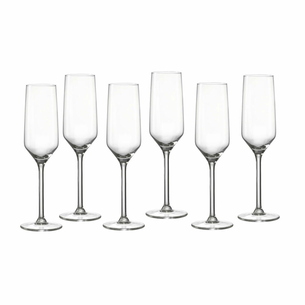 Ritzenhoff & Breker Sektkelch Flamenco 6er Set, Sektgläser, Glas, Klar, 220 ml, 813968