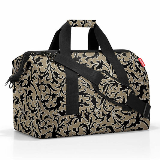 reisenthel allrounder L, travel bag, sports bag, shoulder bag, Baroque Marble, 30 L, MT7061