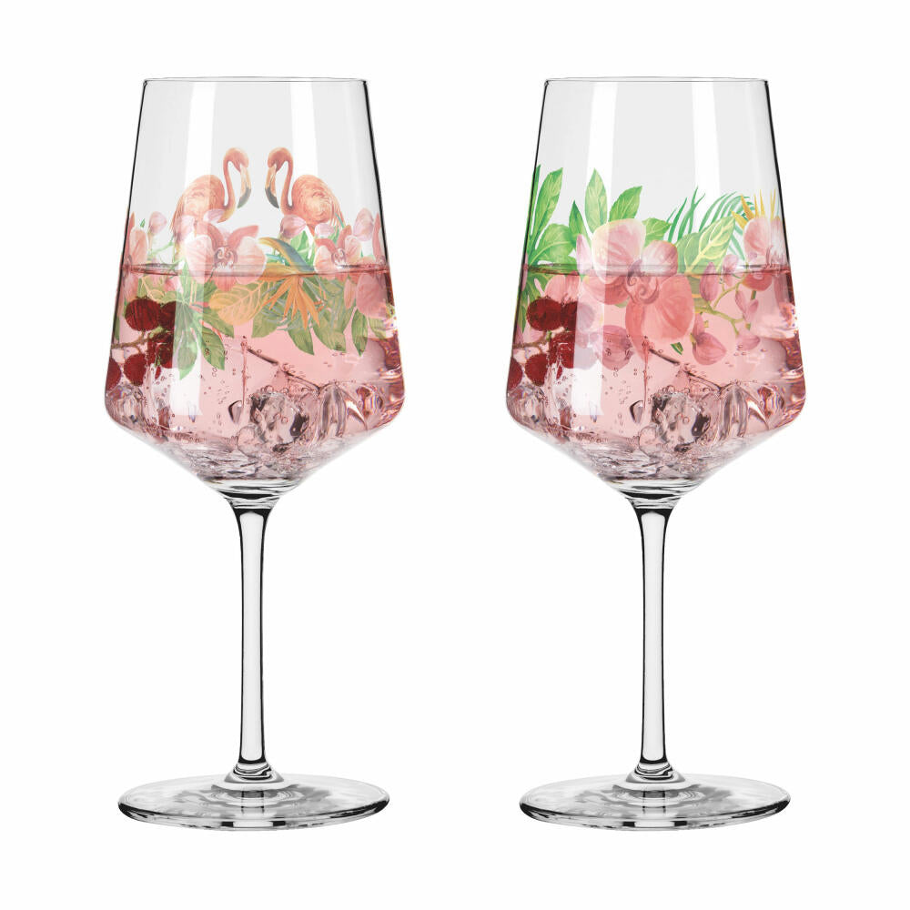 Ritzenhoff Sommersonett aperitif glass set of 2 005, Artur Hakobyan, crystal glass, 544 ml, 3461005