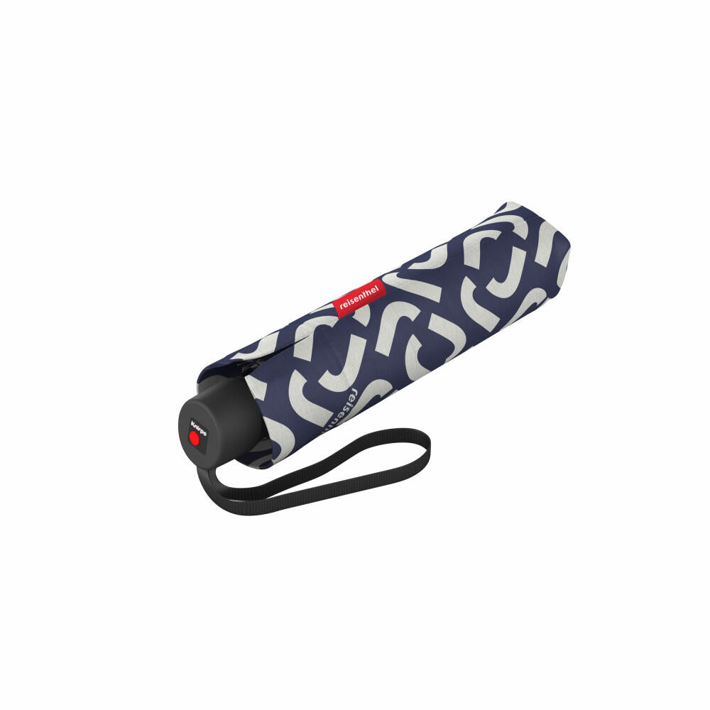 reisenthel umbrella pocket classic, Regenschirm, Knirps, Regen Schirm, Taschenschirm, Polyestergewebe, Signature Navy, RS4073