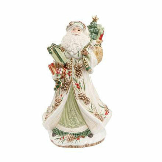 Goebel FF S SU Santa mit Geschenken grün und MW Fitz and Floyd Fitz  Floyd Christmas Collection Bunt Steingut 51001201