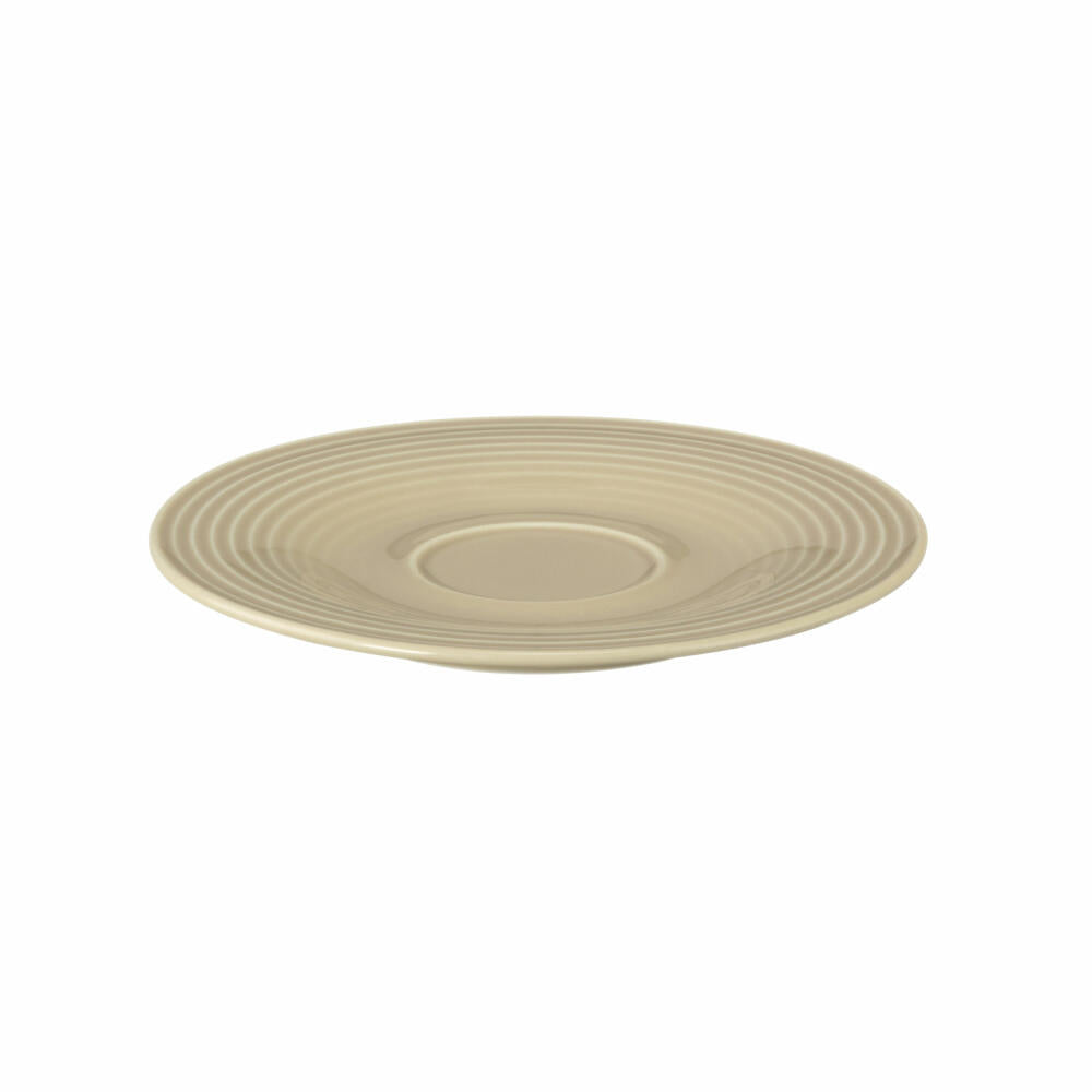 Seltmann Weiden Beat Saucer Small, Underplate, Porcelain, Sand Beige, Ø 13.7 cm, 001.765280