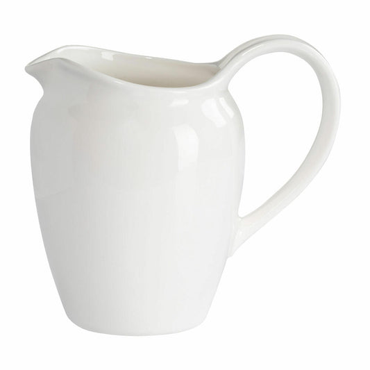 Maxwell & Williams Kitchen Krug, Milchkrug, Milchkännchen, Kaffeeservice, Porzellan, Weiß, 750 ml, AW0300