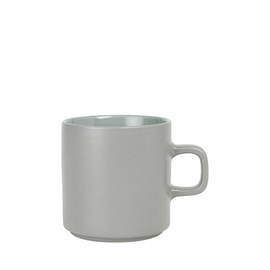 blomus Pilar Tasse, Mirage Grey, Keramik, H 9 cm, T 11.5 cm, Ø 8.5 cm, V 0.25 l, 63724