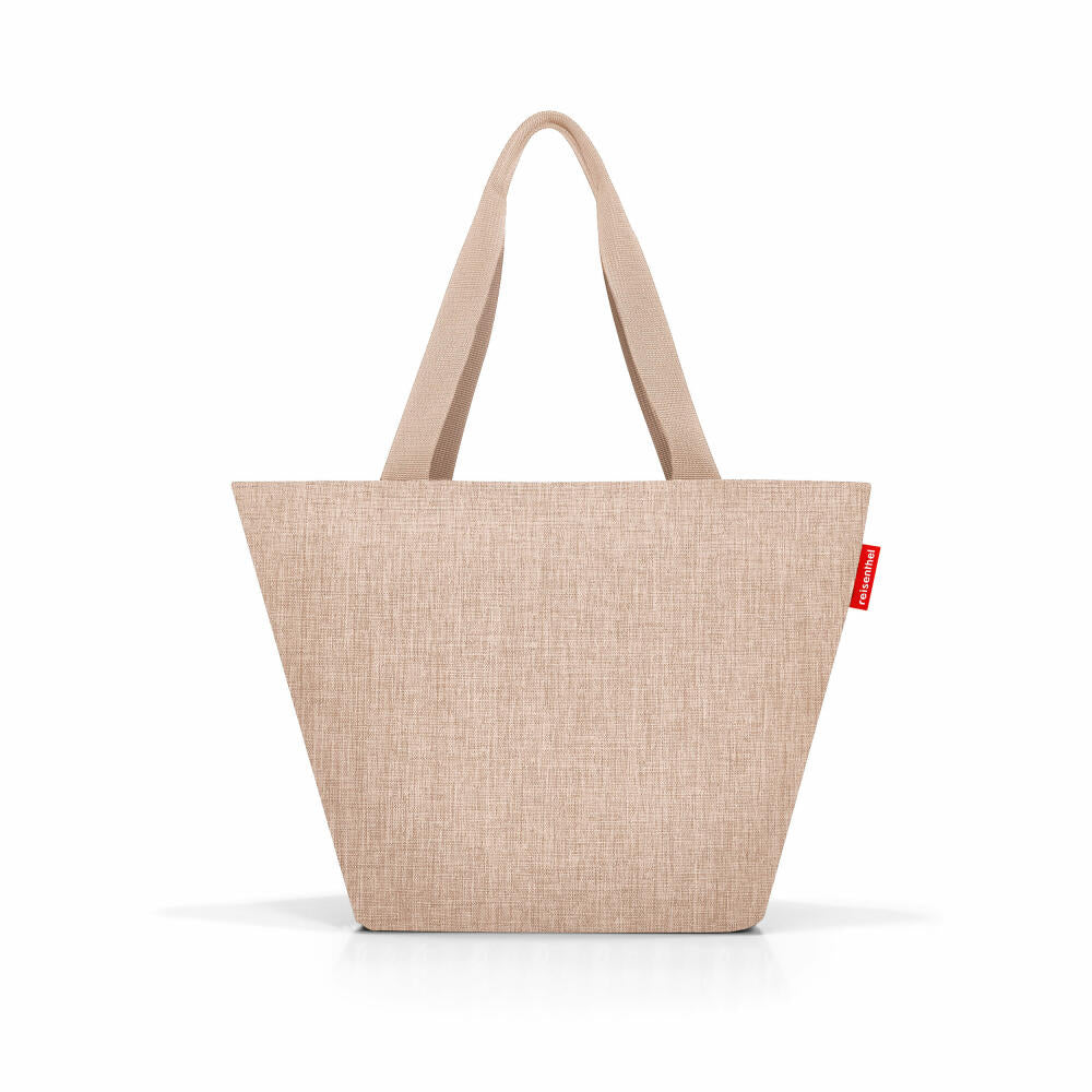 reisenthel shopper M, shopping bag, carrying bag, shoulder bag, bag, polyester fabric, Twist Coffee, 15 L, ZS6041