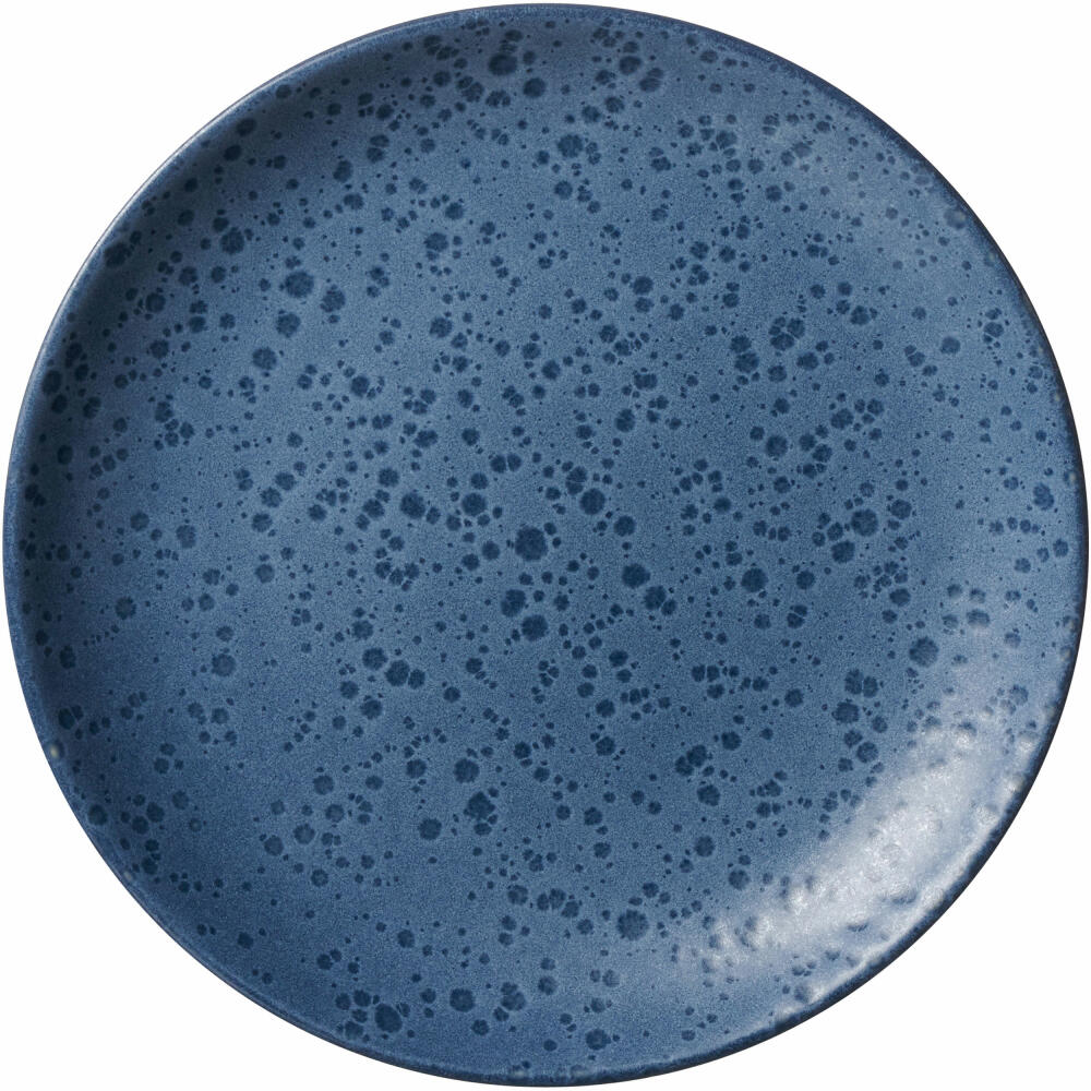 Ritzenhoff &amp; Breker Plate Kitwe, Breakfast Plate, Cake Plate, Stoneware, Blue, Ø 20 cm, 271935