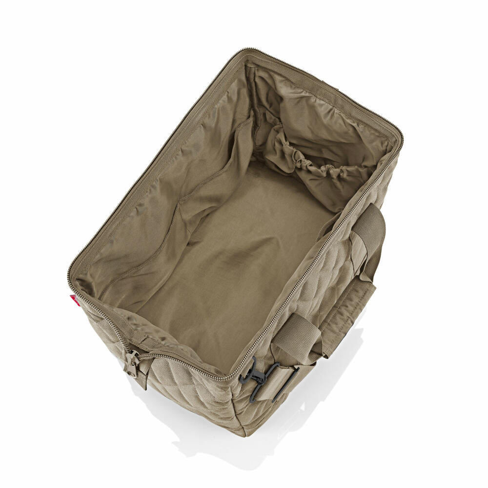 reisenthel allrounder M, Reisetasche, Sporttasche, Rhombus Olive, 18 L, MS5046