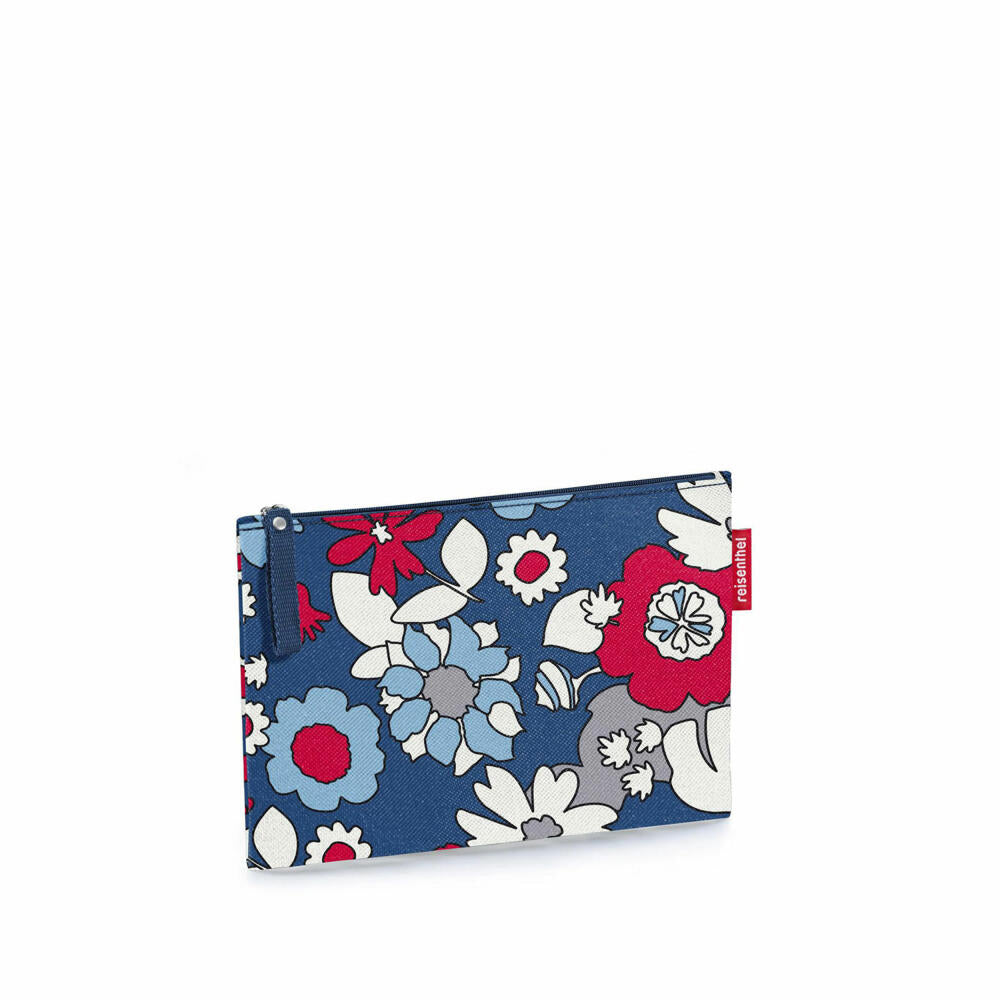 reisenthel case 1, organizer, cosmetic bag, make-up bag, cosmetic bag, cosmetic bag, polyester fabric, Florist Indigo, LR4088