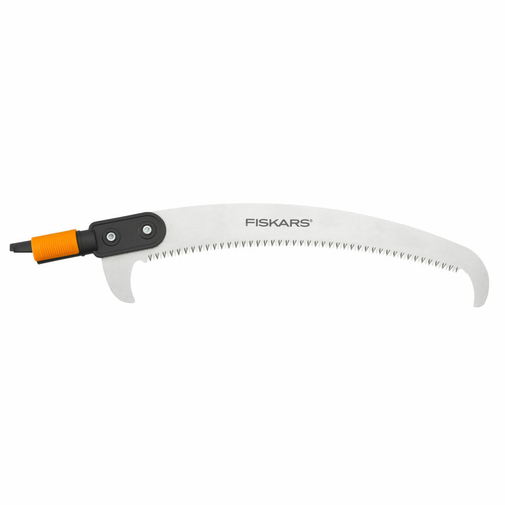 Fiskars QuikFit Wertastungssäge, Säge, Gartensäge, Astsäge, Gartenzubehör, Stahl, Schwarz / Orange, 55 cm, 1000691