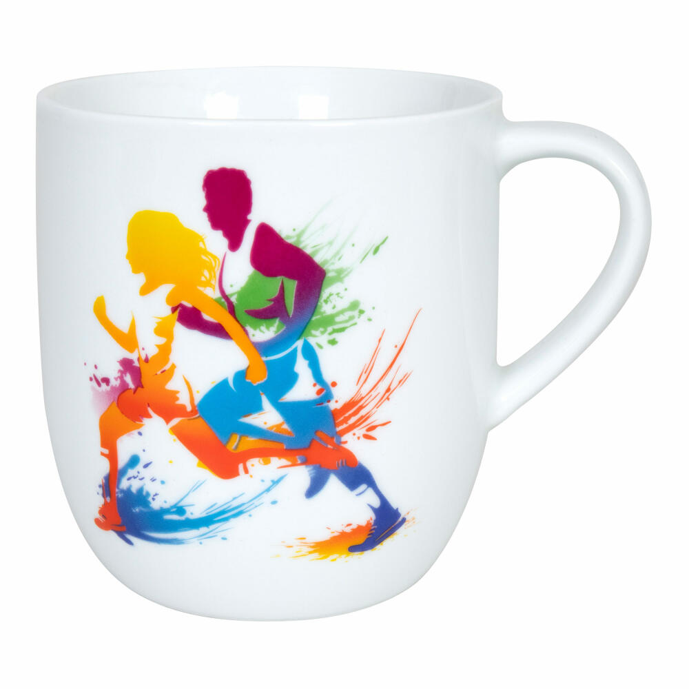 Könitz Mug Active - Running, Coffee Mug, Cup, Coffee Cup, Porcelain, 580 ml, 11 1 195 2626