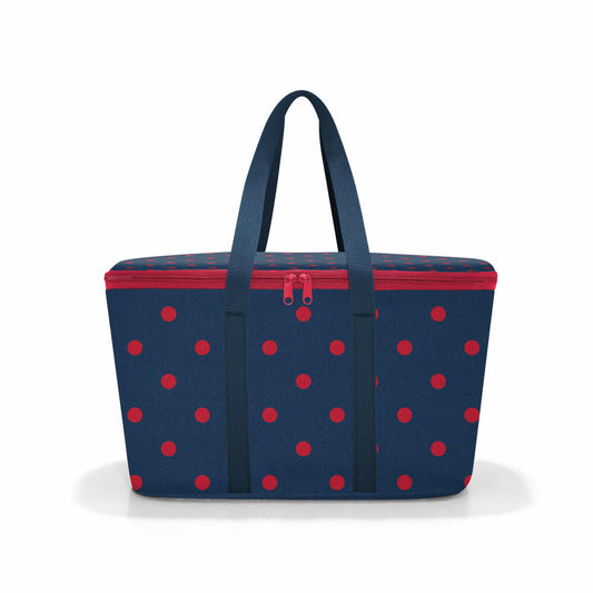 reisenthel coolerbag, cool bag, insulated bag, picnic bag, shopping bag, thermal bag, Mixed Dots Red, 20 L, UH3075