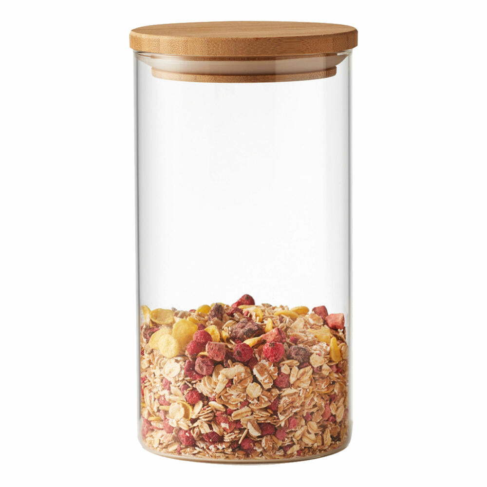 montana: :keep can, set of 4, storage jar, storage container, cereal, glass, 1 L, 057221