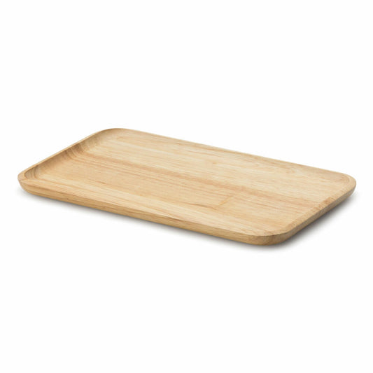 Continenta Tray Rectangular, Serving Tray, Wooden Tray, Breakfast Tray, Rubberwood, 22 x 13 cm, 3286