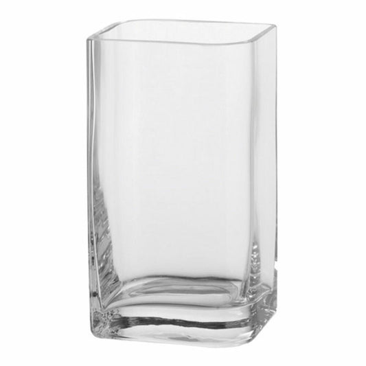 Leonardo Lucca Vase, flower vase, square, glass, 20 x 11 cm, 14326