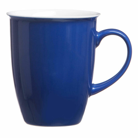 Ritzenhoff & Breker Doppio Kaffeebecher, Kaffee Becher, Tasse, Geschirr, Porzellan, Indigoblau, 320 ml, 63806