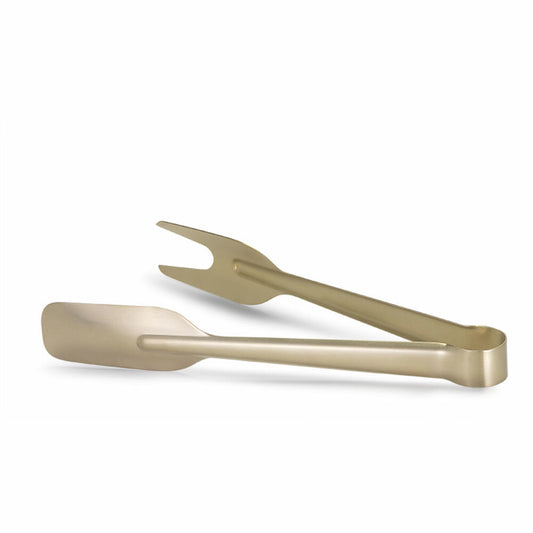 Comas Serving Tongs Elegant PVD Champagne, Kitchen Tongs with PVD Coating, Stainless Steel, Champagne, 6777