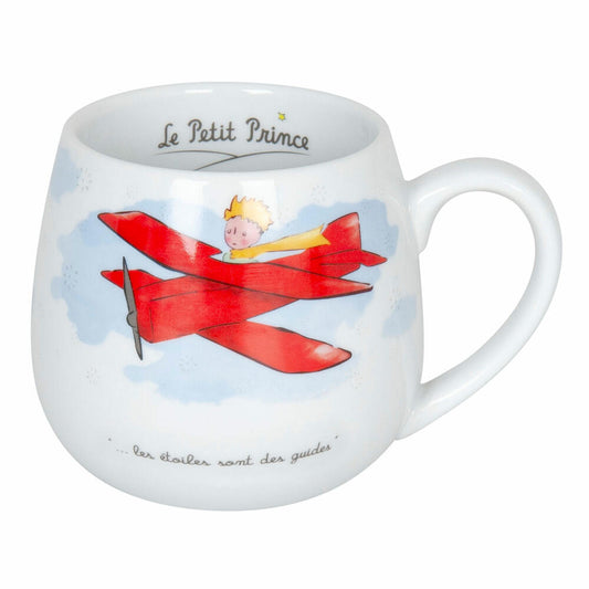 Könitz The Little Prince Avion cuddly mug, French, mug, cup, coffee cup, porcelain, 400 ml, 11 1 143 2317