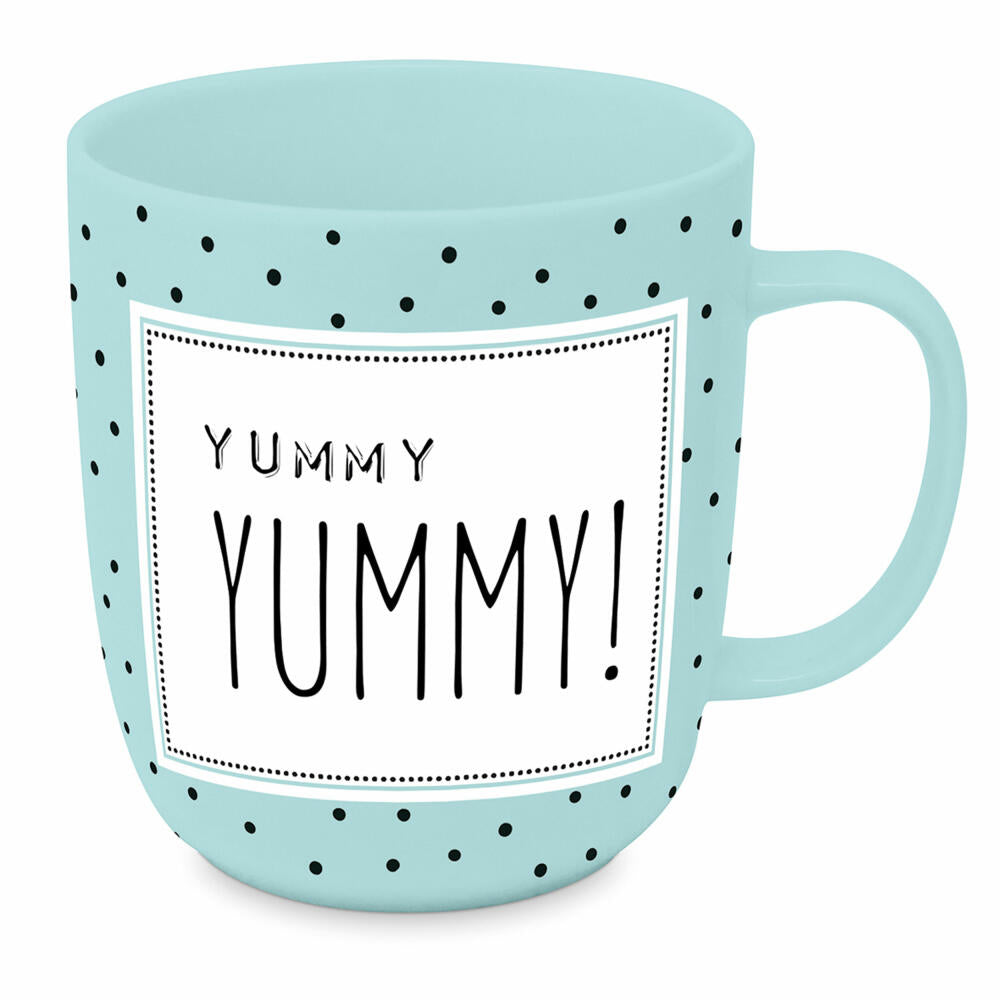 PPD Yummy Yummy Mug 2.0 D@H, mug, coffee cup, mug, cup, New Bone China, petrol / turquoise, 400 ml, 561102078