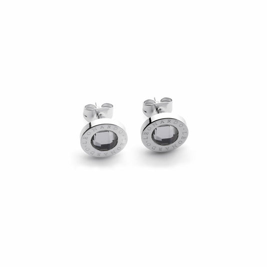 Leonardo Jewels Matrix Classics Stud Earrings, Earrings, Earrings, Silver / Clear, 011252