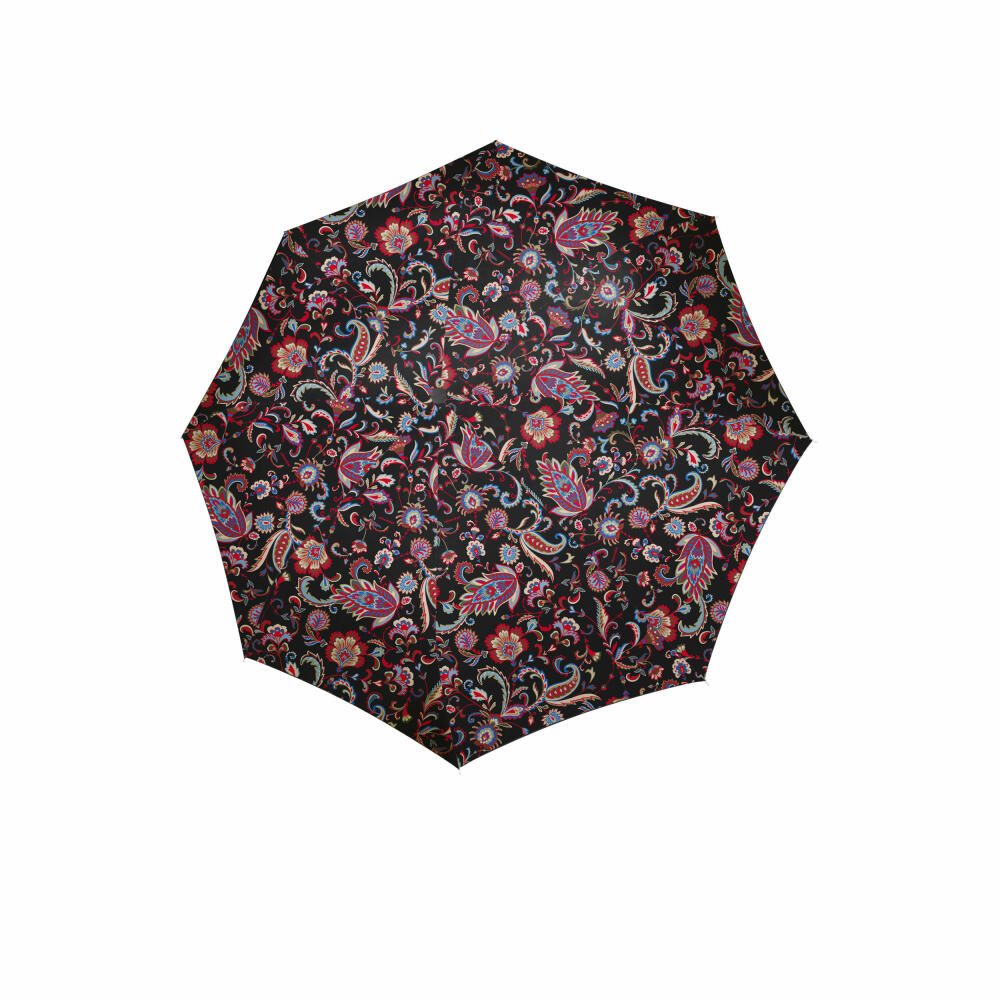 reisenthel umbrella pocket duomatic, pocket umbrella, umbrella, Knirps, Paisley Black, RR7064