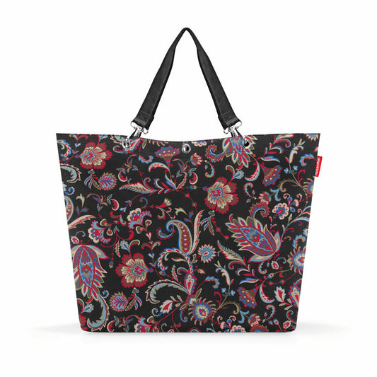 reisenthel shopper XL, Einkaufstasche, Tragetasche, Paisley Black, 35 L, ZU7064