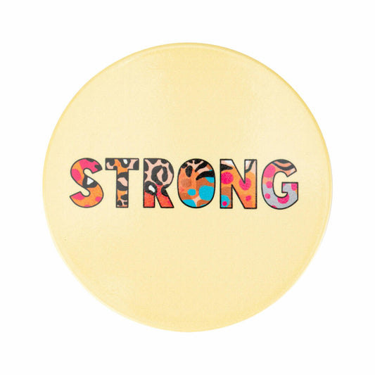 Maxwell & Williams BE FIERCE Keramikuntersetzer Strong, Untersetzer, Keramik / Kork, 10 cm, DU0416