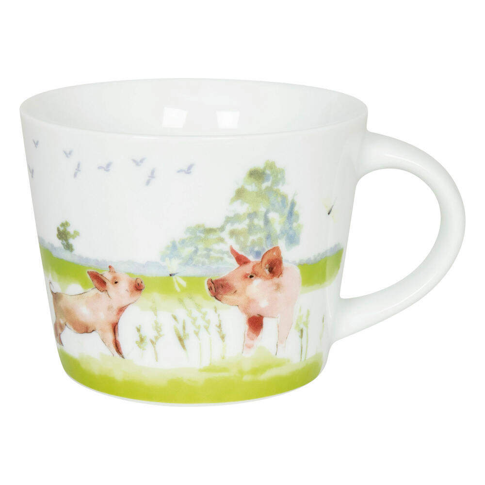 Könitz Mug Farm Animals - Pig, Cup, Coffee Mug, Porcelain, Colorful, 420 ml, 11 1 242 2699