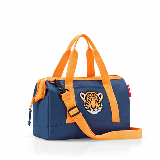 reisenthel allrounder XS kids, travel bag, sports bag, shoulder bag, bag, polyester fabric, Tiger Navy, 5 L, IQ4077