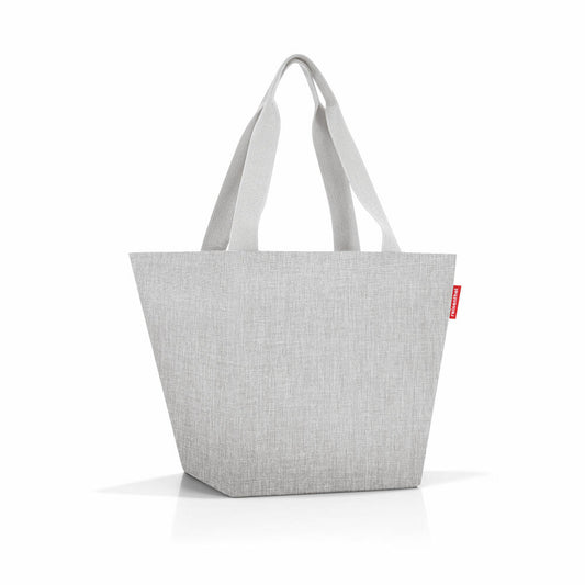 reisenthel shopper M, Einkaufstasche, Tragetasche, Schultertasche, Tasche, Polyestergewebe, Twist Sky Rose, 15 L, ZS1035