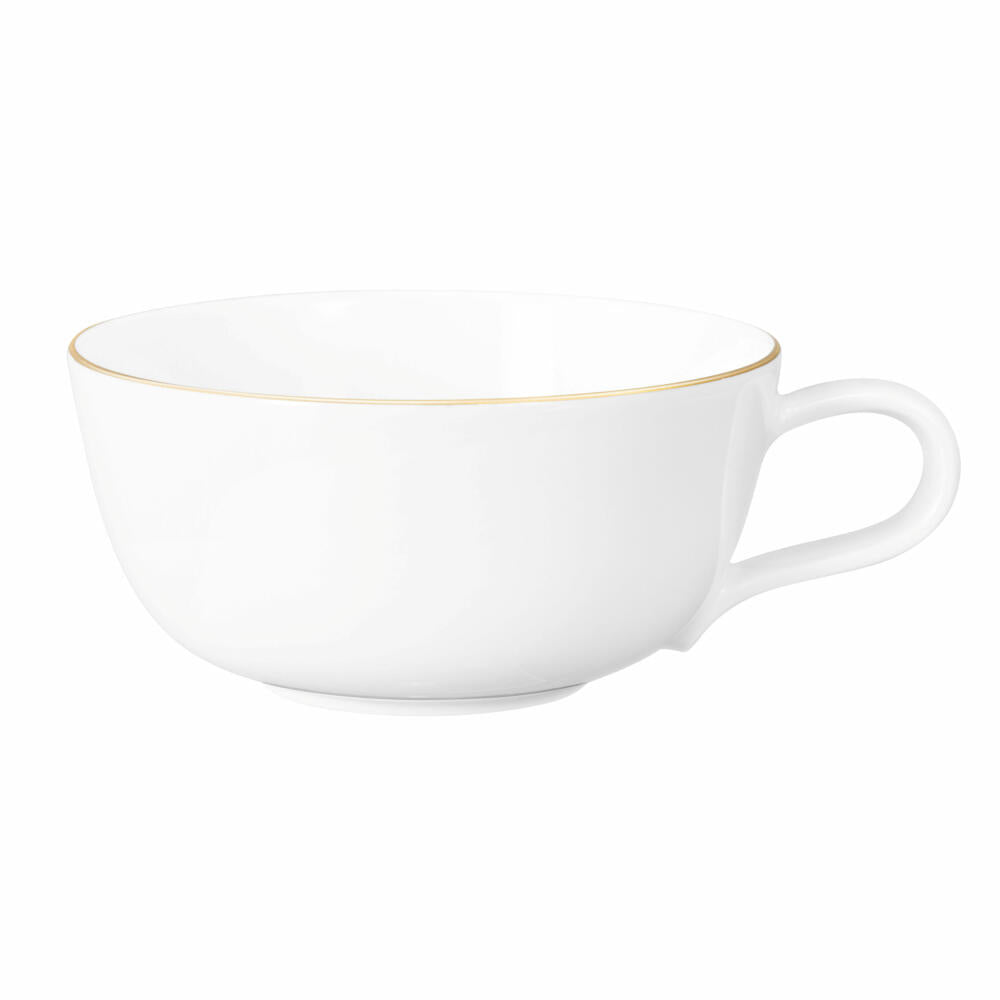 Seltmann Weiden Liberty Tea Cup Large, Teacup, Tea Cup, Porcelain, Gold Rim, 290 ml, 001.765026