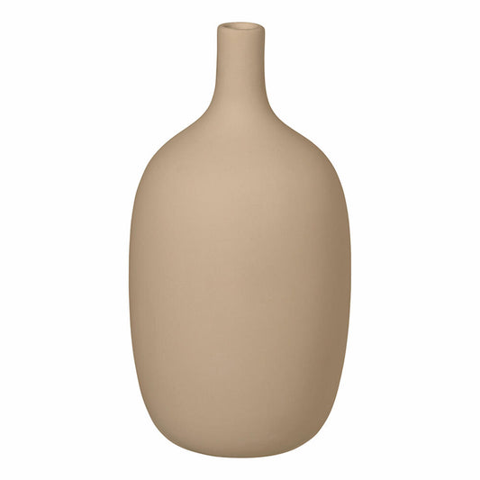 Blomus Vase Ceola, Dekovase, Blumenvase, Keramik, Nomad, H 21 cm, D 11 cm, 66176