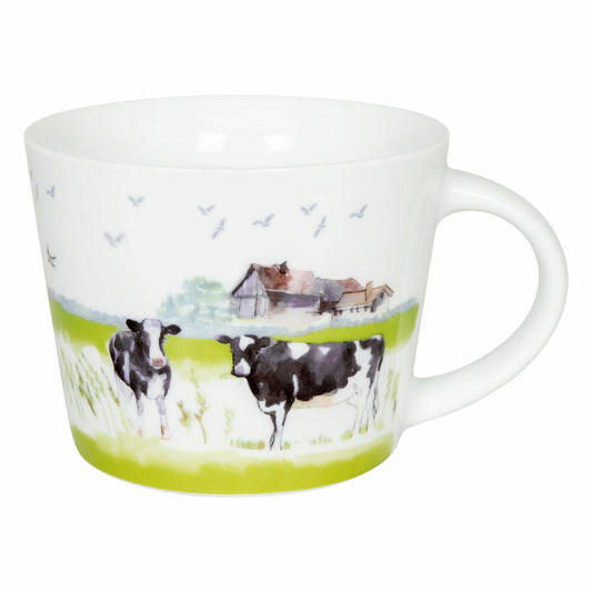 Könitz Becher Farm Animals - Cow, Tasse, Kaffeebecher, Porzellan, Bunt, 420 ml, 11 1 242 2697