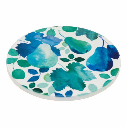 Maxwell & Williams GIVERNY Keramikuntersetzer-Set, 4-tlg., Untersetzer, Keramik / Kork, Ø 10.5 cm, DU0433