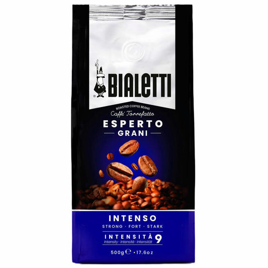 Bialetti Esperto Grani Intenso Kaffeebohnen, ganze Bohnen, Bohnenkaffee, 500 g, 96080392