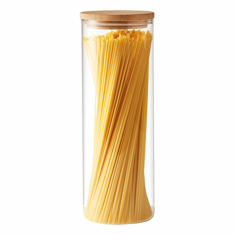 montana: :keep can, set of 4, storage jar, storage container, pasta, glass, 1.7 L, 057222