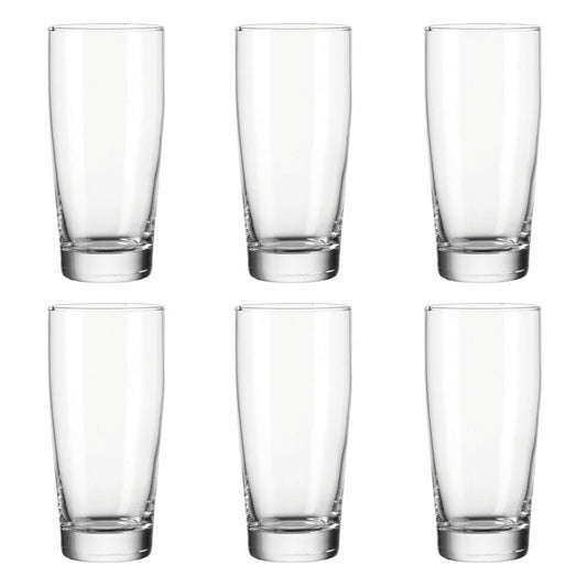 montana: :willi beer glass, set of 6, drinking glass, water glass, juice glass, long drink glass, beer glass, 300 ml, 010417