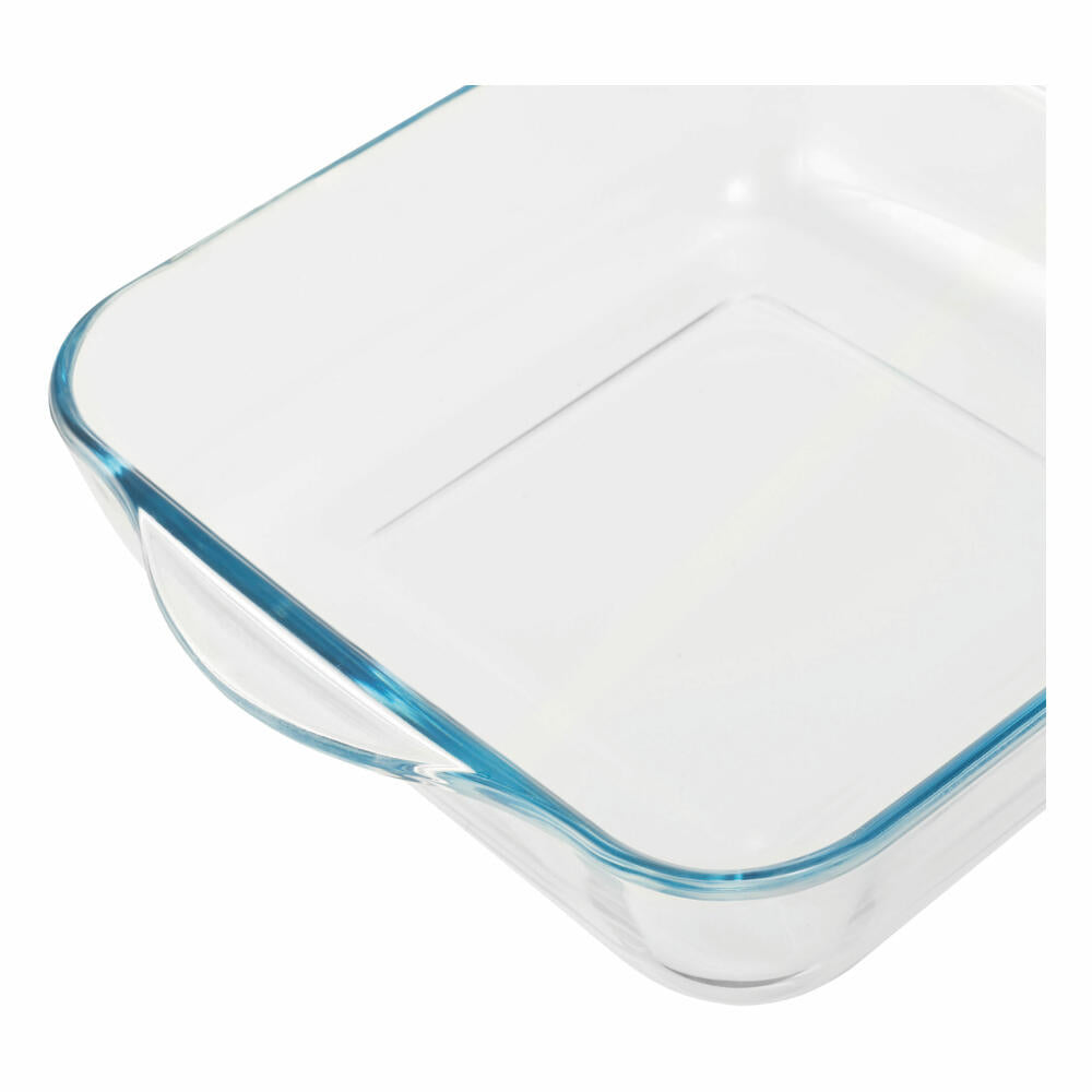 montana: :oven lasagne dish, set of 4, casserole dish, baking dish, oven dish, lasagne dish, glass, 25 cm x 22 cm, 046934