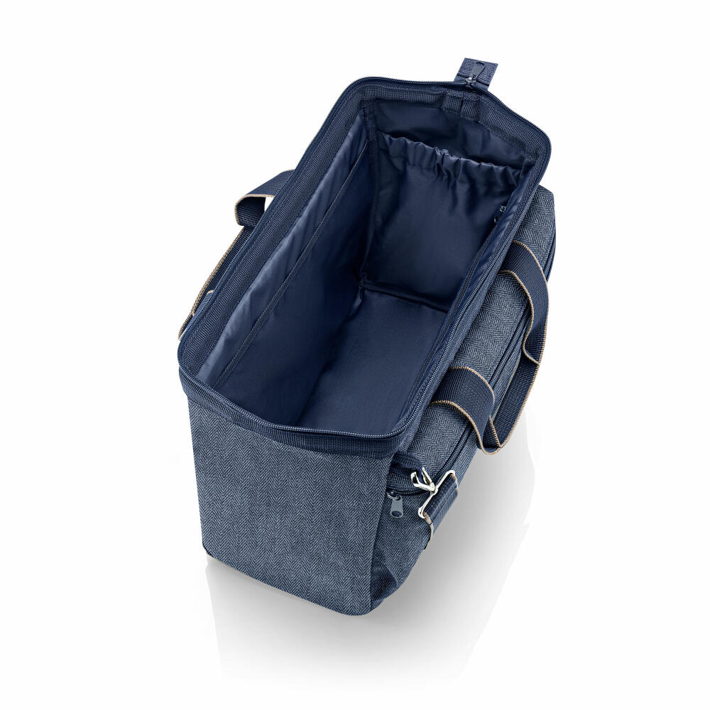 reisenthel allrounder S pocket, Reisetasche, Herringbone Dark Blue, 11 L, MO4113