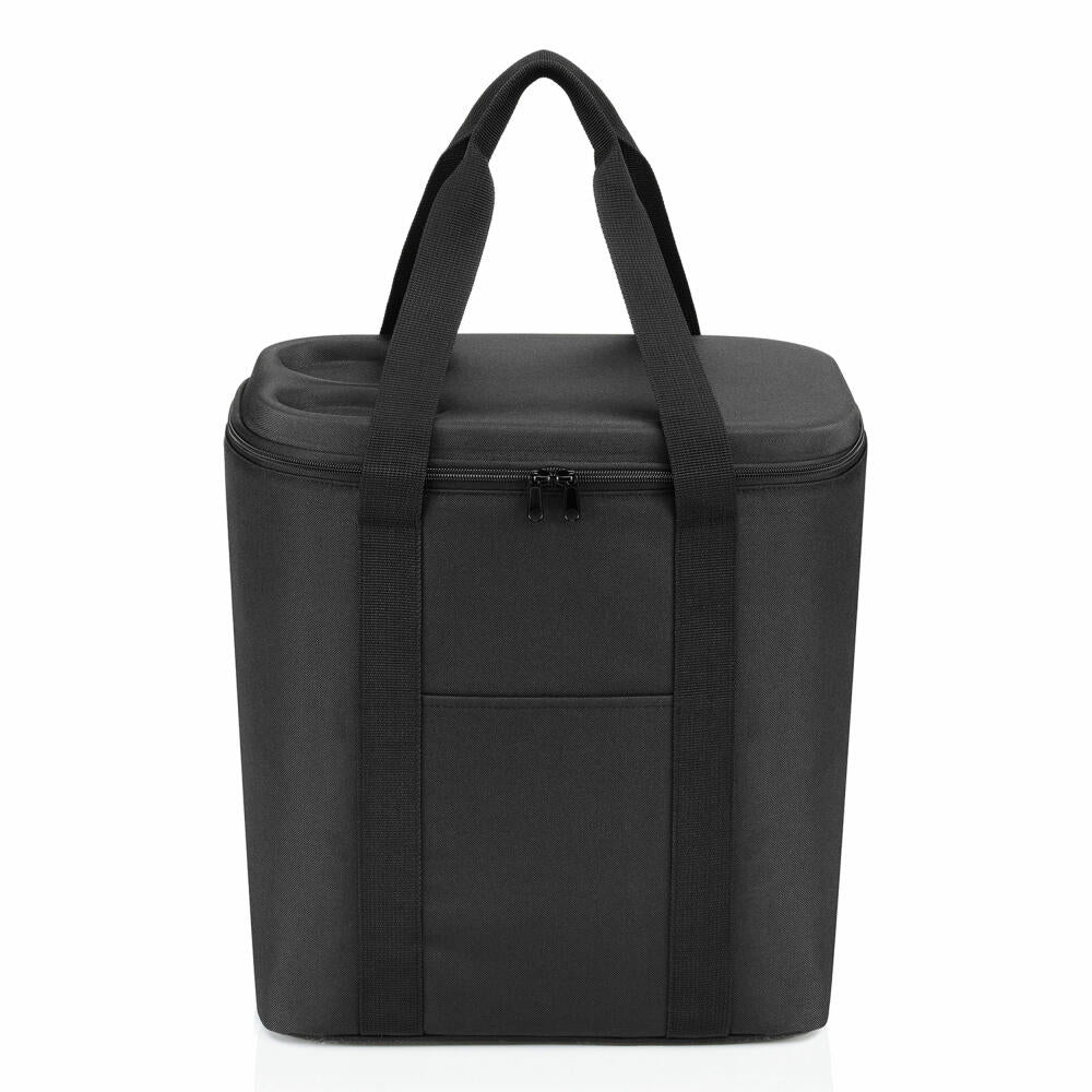 reisenthel coolerbag XL, Kühltasche, Isolierte Tasche, Thermotasche, Thermo Tasche, Polyestergewebe, Black, 30 L, LH7003