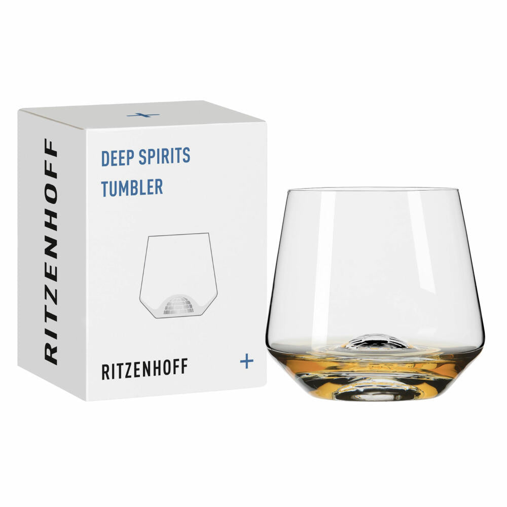 Ritzenhoff Tumbler Deep Spirits 004, Jürgen Ertl, crystal glass, 409 ml, 3841004