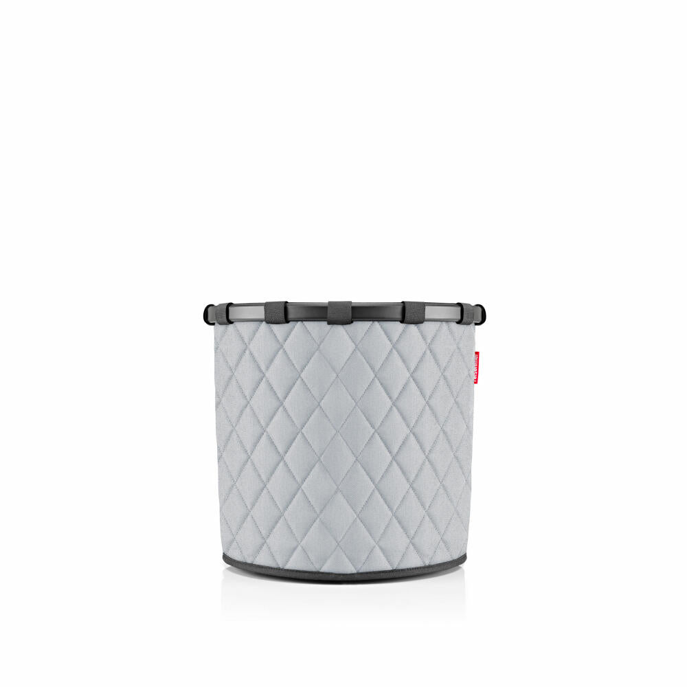 reisenthel homebasket M, storage basket, Frame Rhombus Light Grey, 30 L, UA7062