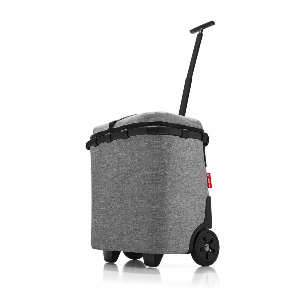 reisenthel carrycruiser iso, shopping trolley, shopping cart, trolley, shopping trolley, insulated, thermal bag, Frame Twist Silver, 40 L, OJ7052