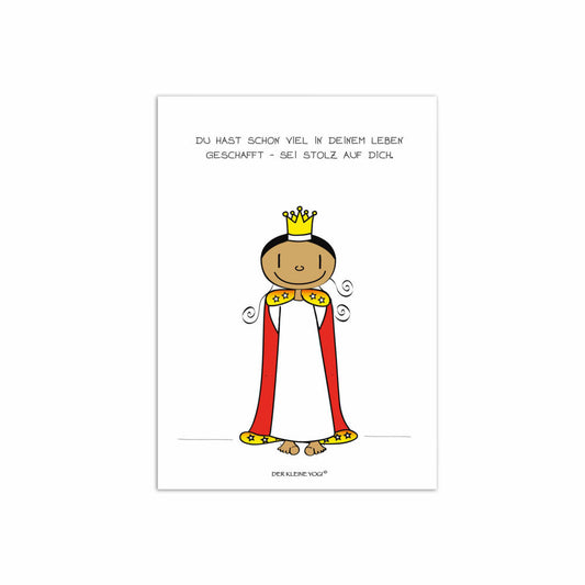 Goebel The Little Yogi Postcard Be Proud of Yourself, Pack of 10 Postcards, Post Card, Paper / Cardboard, 10.5 cm x 15 cm, 54100301