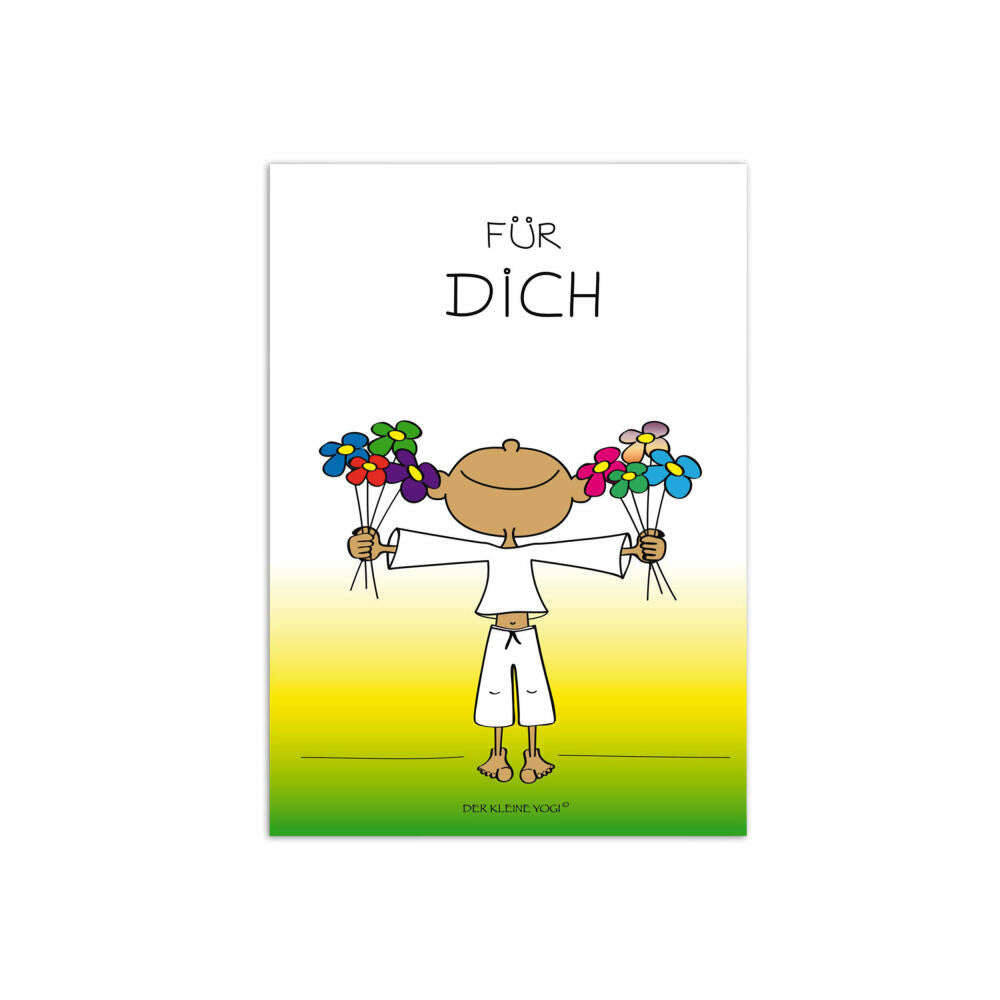 Goebel The Little Yogi Postcard For You, Pack of 10 Postcards, Post Card, Paper / Cardboard, 10.5 cm x 15 cm, 54100131