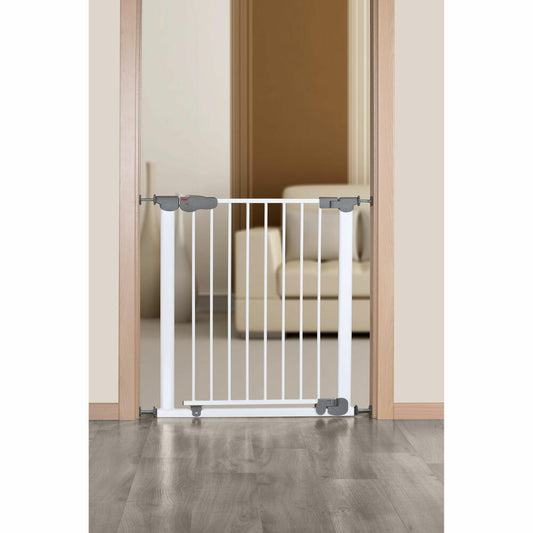 reer I-Gate Klemmgitter, Türgitter, Treppengitter, Treppenschutzgitter, Schutzgitter, Zum Klemmen, Metall, Breite 77.5 - 83.5 cm, 46302