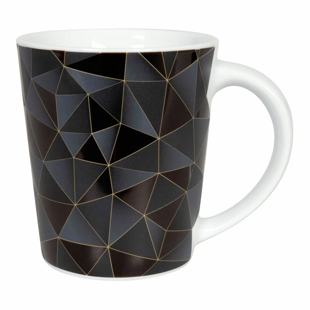 Könitz Mug Shades of black, coffee mug, cup, coffee cup, porcelain, 380 ml, 11 1 134 2631