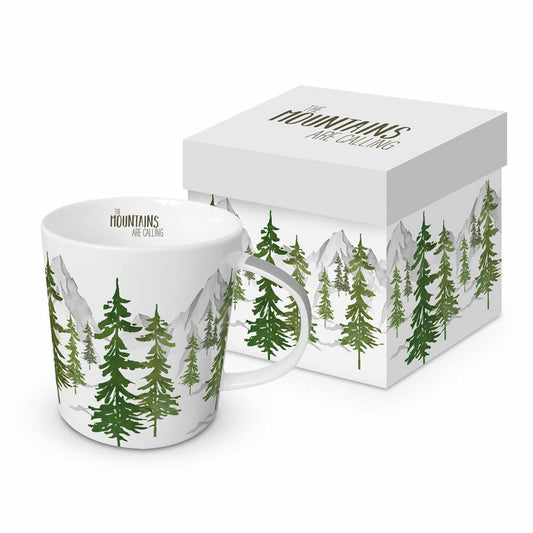 PPD Adventure Mountains Trend Mug, in Geschenkbox, Tasse, Teetasse, Kaffee Becher, 350 ml, 604104