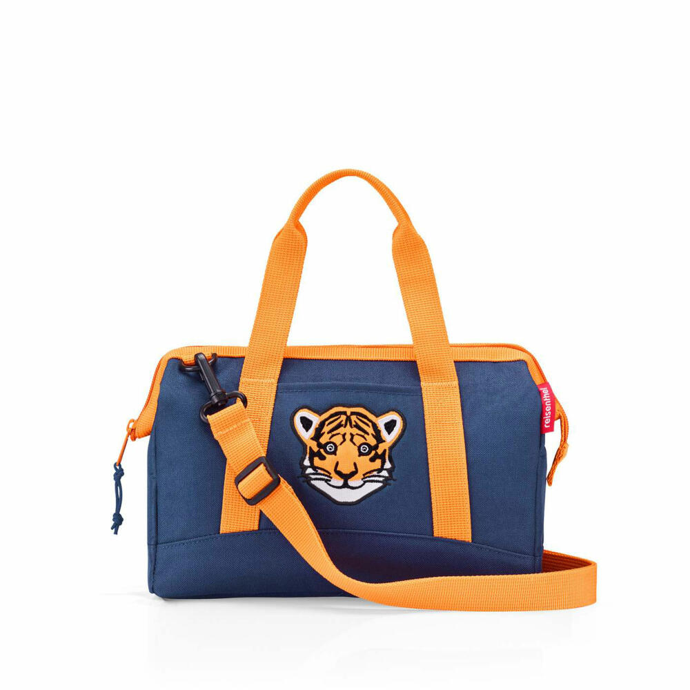 reisenthel allrounder XS kids, travel bag, sports bag, shoulder bag, bag, polyester fabric, Tiger Navy, 5 L, IQ4077