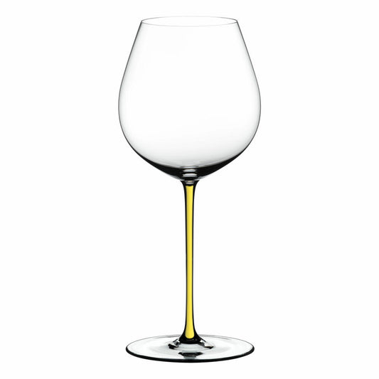 Riedel Fatto A Mano Old World Pinot Noir, Rotweinglas, Weinglas, Hochwertiges Glas, Yellow, 705 ml, 4900/07Y